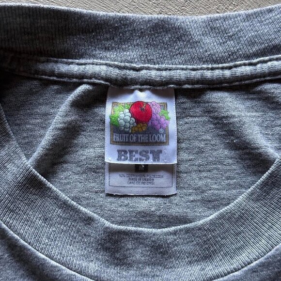 vintage 90s single stitch "gale grizzlies" varsity grey tee - Picture 4 of 4